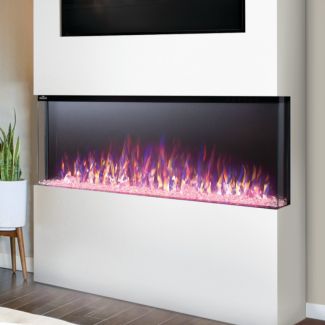 Napoleon Trivista™ Primis Three-Sided Built-in Electric Fireplace - NEFBH-3SV-B