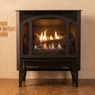 Buck Stove T-33 Vent Free Gas Heating Stove with Legs & Blower for Propane