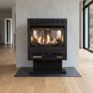 Buck Stove 1127 Vent Free Gas Heating Stove with Pedestal & Blower for Natural Gas