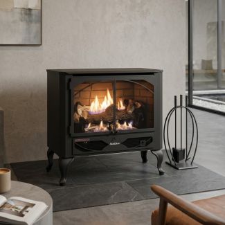 Buck Stove 384 Vent Free Gas Heating Stove with Cast Iron Legs