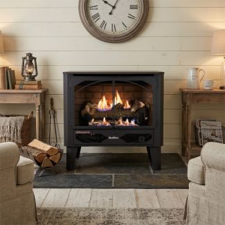 Buck Stove 384 Vent Free Gas Heating Stove with Steel Legs