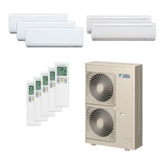 Daikin 48,000 BTU 18.8 SEER Five Zone Heat Pump System 7+7+7+9+9 - Wall Mounted