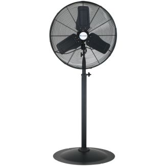 Canarm Pedestal Commercial Circulating Fan 24" - 3 Speed Dial - 10ft 120v Grounded Plug - Oscillating