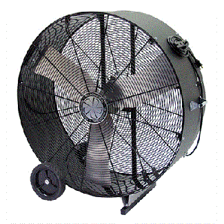TPI 30" Direct Drive Portable Blower 1/4 HP 120V 2 speed motor - PBX30D