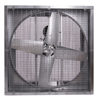 Triangle Fans SLW Agricultural Slant Cabinet Belt Drive Fan 4 Wing Blade