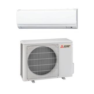 9,000 BTU Mitsubishi 18.9 SEER Wall Mounted Mini Split Heat Pump System | MSZ-EF18NAW-U1 / SUZ-KA18NAHZ
