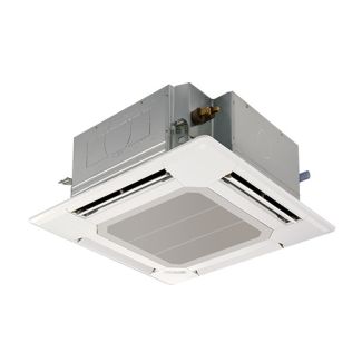 Mitsubishi 18,000 BTU 24.6 SEER Single Zone Heat Pump System - Ceiling Cassette