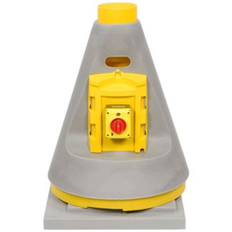 Plastec Jet 20 Series Direct Drive Corrosive Environment Centrifugal Fan 1.5 HP 1000 CFM Single Phase