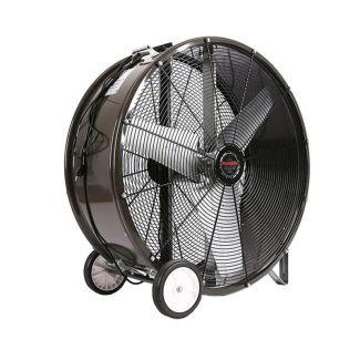Triangle Fans 36" Portable Cooler HD Direct Drive Barrel Fan 1/2 HP 115V 1 Phase Totally Enclosed Fan‑Cooled - PC3613
