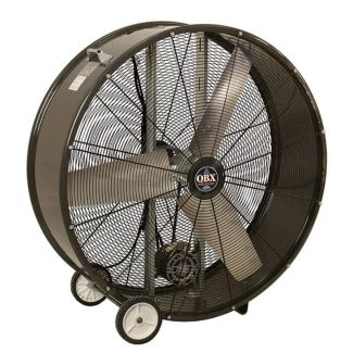 Triangle Fans 42" Belt Drive Quiet Breeze Portable Fan 2 Speed 1/2 HP 115V 1-Phase Open Drip Proof Motor - QBX4223