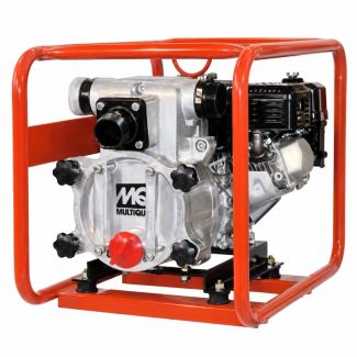 Multiquip Trash Pump | 4.8 HP | Aluminum/Cast Iron | Recoil Start | Max 211 GPM | Max 98 ft. Head | Honda GX160 | QP2TH - QP2TH