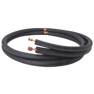 Refrigerant Line Set with 1/4" and 1/2" Line Ends - 25 feet