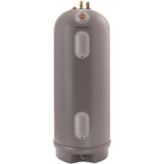 Rheem Marathon 40 gal. Short 4500/4500-Watt Elements Non Metallic Lifetime Electric Tank Water Heater - MSR40245