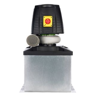 Plastec R 15 Direct Drive Forward Curve Roof Mounted Polypropylene Blower, 200 CFM, 1/4 HP, Single Phase, 115/230 V - R15SS6P025