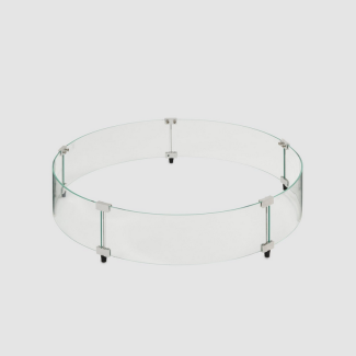 Outdoor GreatRoom 20" Round Glass Wind Guard