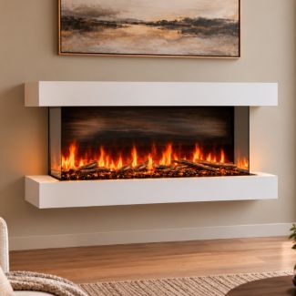 Modern Flames Floating Mantel for 52" Orion Electric Fireplace in Ready to Finish - WSS-OR52-RTF