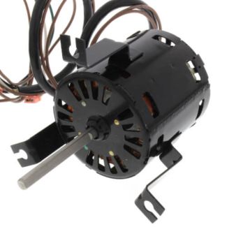 Reznor RZ236157 115V venter motor with exposed power wires on a white background.