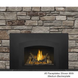 Napoleon Small 4 Sided Arch Faceplate (30 3/4-Inches Wide x 21 7/8-Inches High) - Black - SABK4F3B3