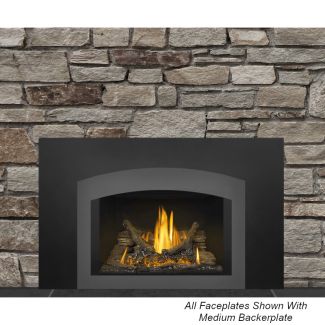 Napoleon Small 4 Sided Arch Faceplate (30 3/4-Inches Wide x 21 7/8-Inches High) - Gun Metal - SAGM4F3B3