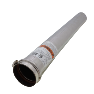 3 Inch x 2 Ft. Z-Vent Single Wall Pipe
