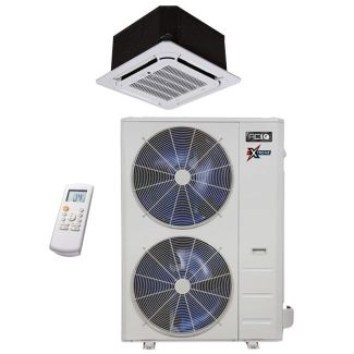 36,000 BTU 23 SEER ACiQ Single Zone Ceiling Cassette Mini Split System | Extreme Series