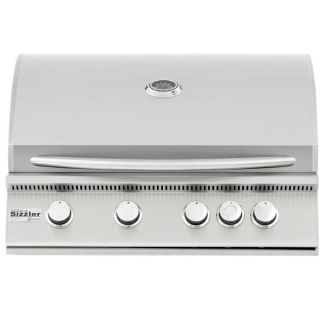 Summerset Sizzler 32-Inch 4-Burner Built-In Gas Grill - SIZ32 - Front