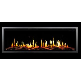 Modern Flames Orion V2 76" Slim Linear LCD Electric Fireplace with Heater, Remote, & Smart Controls - OR76-SLIM-V2