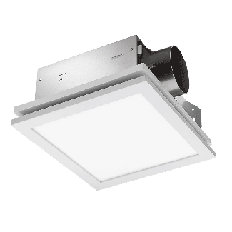 BreezSlim Ventilation Fans - SLM70ELED - 70 CFM Fan with Edge-Lit Dimmable LED Light
