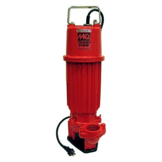 Multiquip Submersible Trash Pump | 1 HP | Cast Iron | Max 95 GPM | Max 45 ft. Head | 115V | 49.2 ft. Cord | ST2010TCUL - ST2010TCUL