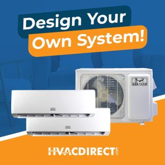 Stealth Comfort Dual Zone Heat Pump System - Design Your Own R410A