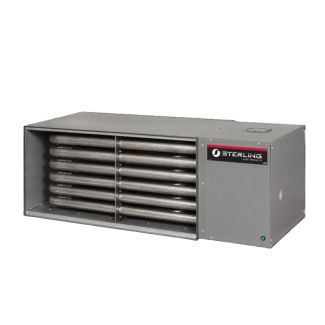 Sterling TD Series 300,000 BTU Tubular Duct Furnace gas-fired indoor duct furnace with exposed horizontal tubular heat exchanger.