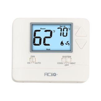 ACiQ Single-Stage Dual Powered Non-Programmable Thermostat - STN701