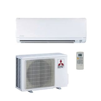 12,000 BTU Mitsubishi FX-Series 29.9 SEER2 Single Wall Mounted Mini Split Hyper Heat Pump System - R454B | MUZ-FX12NLHZ / MSZ-FX12NL
