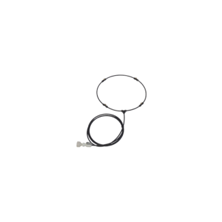 Low Pressure Mist Kit with Shutoff for 24" Fans - 4 x 0.012 Inch Nozzles, Black