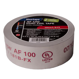 UL Listed Foil Tape - TAPE-RED LETTER 3