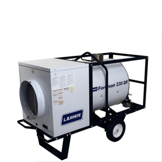 LB White 230,000 BTU LINK Capable Dual Fuel Indirect-Fired Portable Heater | 120V