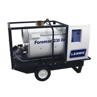 LB White 230,000 BTU LINK Capable Diesel Indirect-Fired Portable Heater | 120V