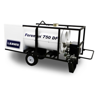 LB White 750,000 BTU Link Ready Dual Fuel Indirect-Fired Portable Heater | 120V