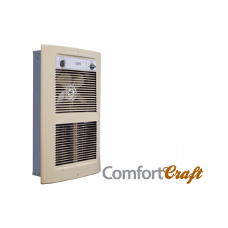 King LPW ComfortCraft Electric Wall Heater, 240/208 Volts - Almondine, Pic-A-Watt Heater 2250 - 4500W