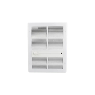 TPI 1500W 120V Fan Forced Wall Heater No Switch, White - E3313TRPW