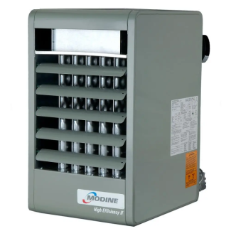 Modine PDP 300,000 BTU NG Power Vented Propeller Unit Heater - Aluminized Steel Heat Exchanger
