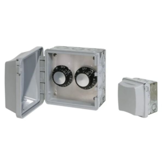 Infratech Dual Regulator Switch In-Wall - Weatherproof With Electrical Box 240V - 240V - 15A/3000W Max