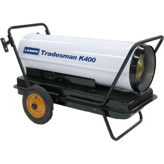 LB White Tradesman 400,000 BTU Kerosene Forced Air Portable Heater