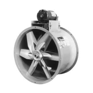 US Fan Belt Drive Tubeaxial Fan 21" Propeller 1200 RPM .33 HP 120/230 Volts, 1 Phase