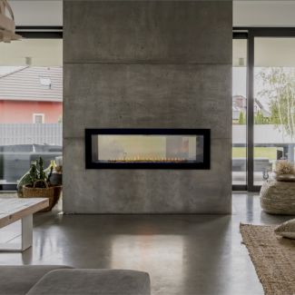 Empire Boulevard 48" See Through Linear Ventless Gas Fireplace - VFLB48SP90
