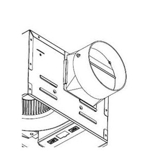 RAD 4" Plastic Duct Adapter - for all RAD models
