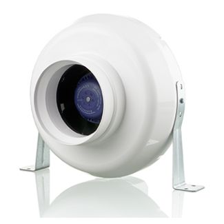 VENTS-US 6" AntiRADON In-Line Centrifugal Plastic Fan - VK 150