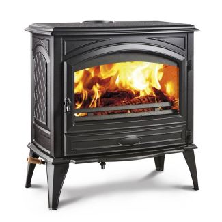 Amantii - Cast Iron Freestanding Wood Fireplace - Lynwood W-76 - Up To 2000 Square Feet