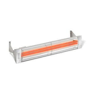 Infratech WD Series 4000W Electric Patio Heater in Stainless Steel with Dual Elements for 240V - WD4024