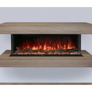 Modern Flames Wall Mount Cabinet for 80" Landscape Pro Multi Electric Fireplace in Coastal Sand - WMC-80LPM-CS